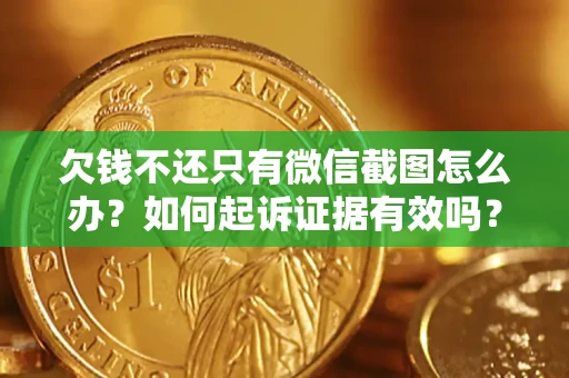 济南欠钱不还只有微信截图怎么办？如何起诉证据有效吗？