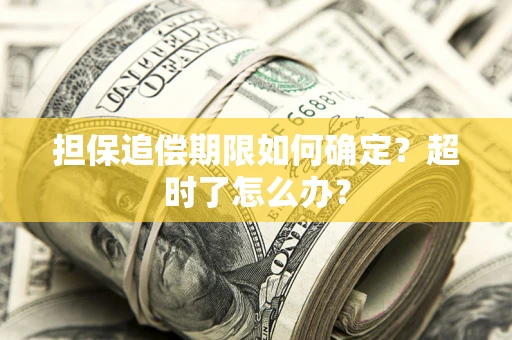 济南担保追偿期限如何确定？超时了怎么办？