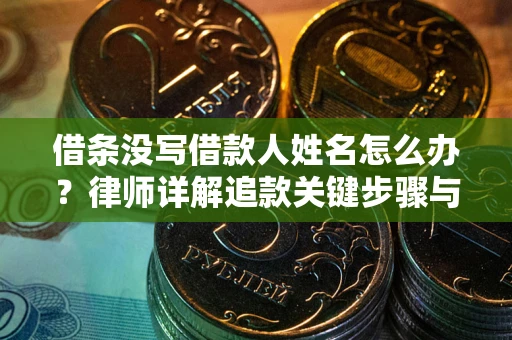 济南借条没写借款人姓名怎么办？律师详解追款关键步骤与证据链构建