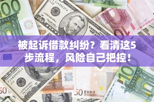 济南被起诉借款纠纷？看清这5步流程，风险自己把控！