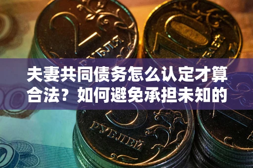 济南夫妻共同债务怎么认定才算合法？如何避免承担未知的债务风险？