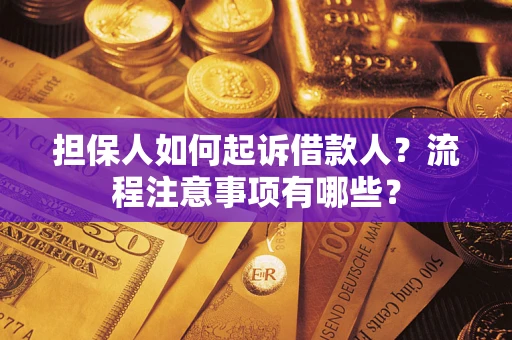 济南担保人如何起诉借款人？流程注意事项有哪些？